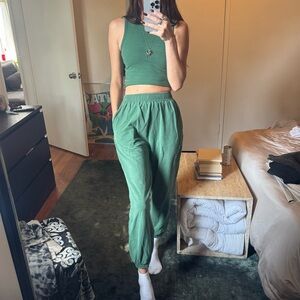 Comfy green sweat set